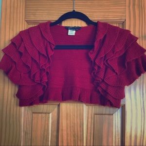Red Shoulder Cover/Shrug